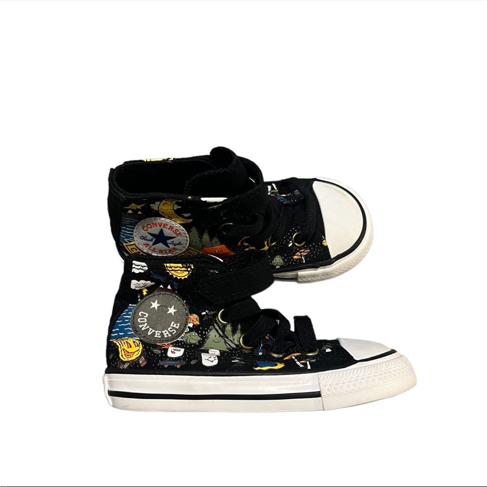 Toddler camping converse sneakers